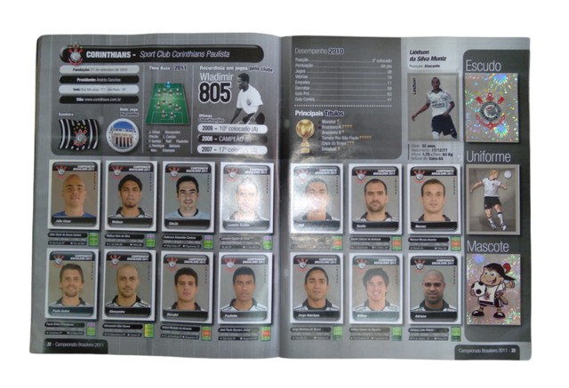 Álbum figurinhas Campeonato Brasileiro 2011 - Foto 2