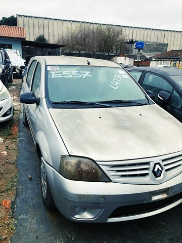 Sucata Renault Logan 2010 Prata Disponível Para Retirada de Peças.