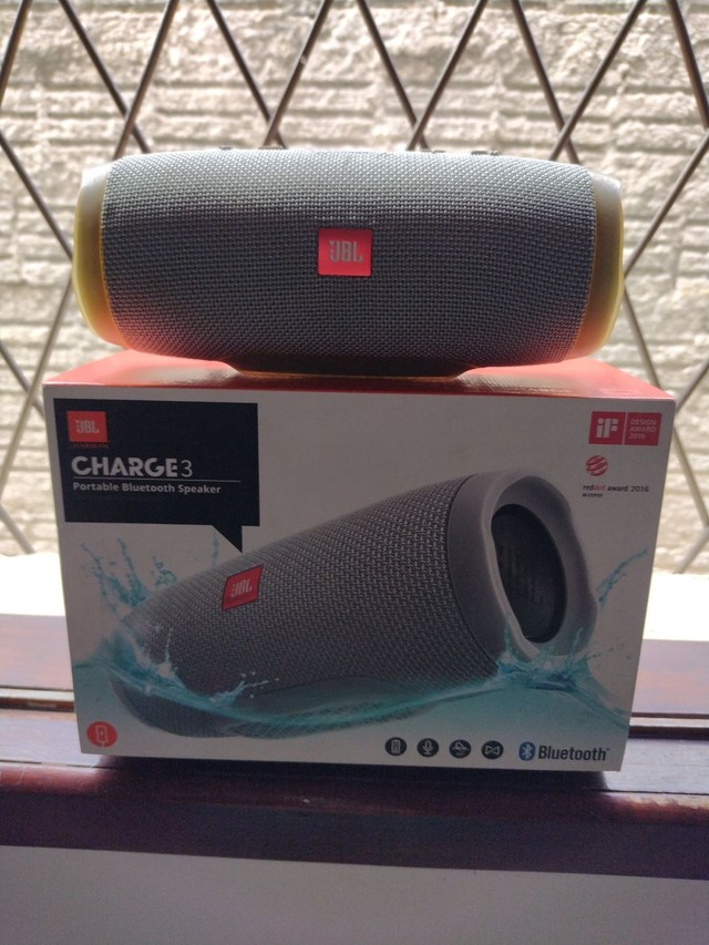 jbl charge 3 cinza