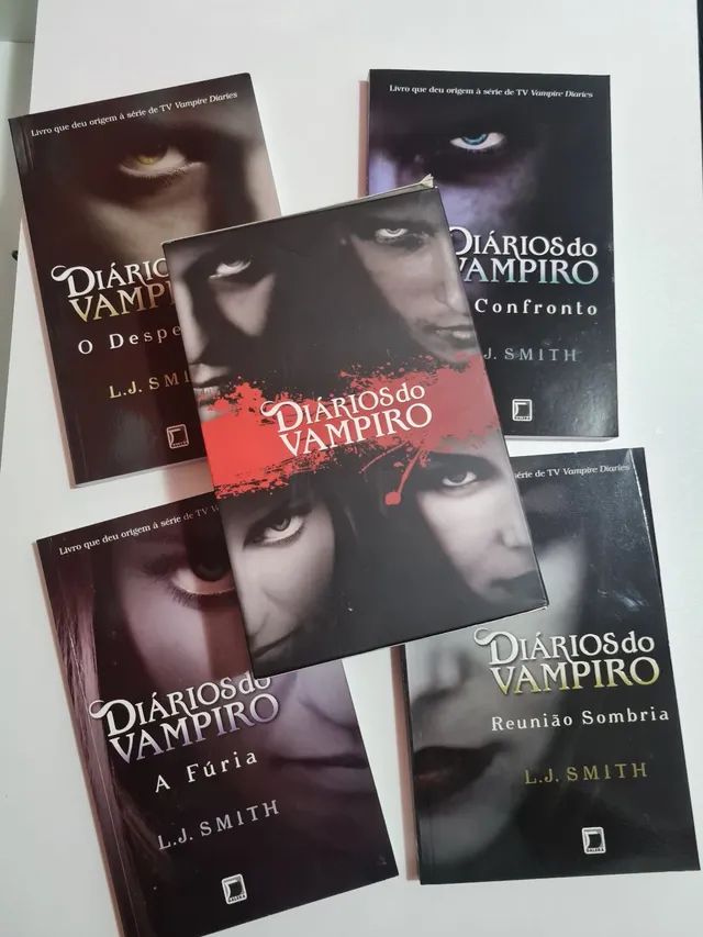 Box Diários do Vampiro com 5 livros