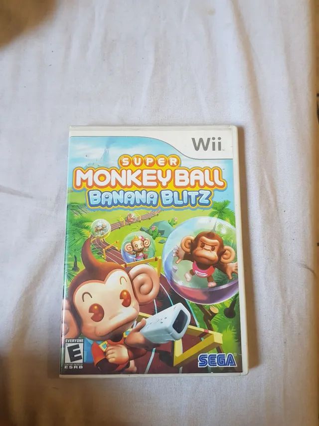 Jogo Lacrado Nintendo Wii Super Monkey Ball Banana Blitz em