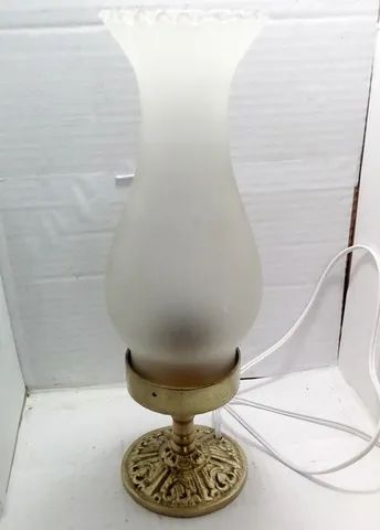 Abajur Em Bronze Modelo Candinheiro