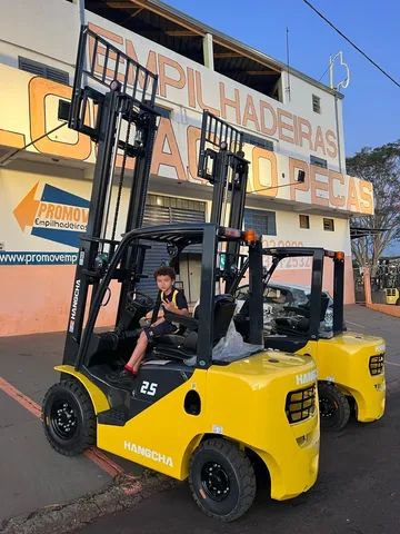 Empilhadeira NOVA ZERO Hanghca HC25 2,5t diesel