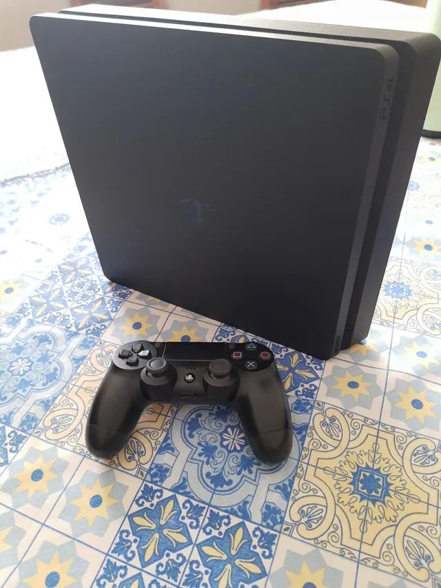 Ps4 slim 500g+ controle original com 8 jogos - Videogames - Costa