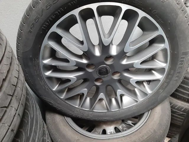 Roda aro 16 Fiat diamantada com Grafite Punto Essence 4X98
