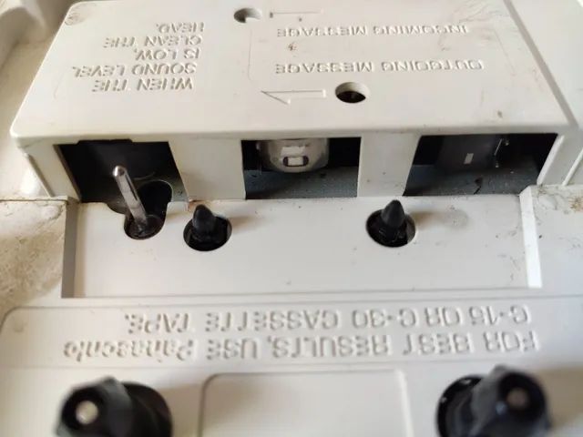 Secretaria eletronica Panasonic kx t14510 double cassete - Foto 4