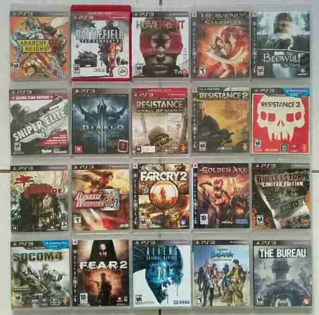 Jogos de Ps3 a partir de R$35 envio pelos correios, infantil