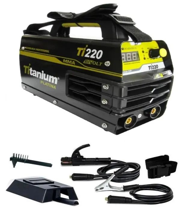 Maquina Inversora de Solda MMA Ti220 Bivolt Titanium