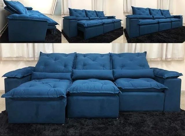 Sala sofá retrátil e reclinavel de 270 cm  - Foto 3