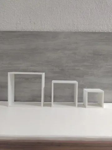 trio de nichos decorativos 