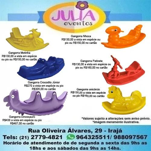 Gangorras Infantil a partir de R$130 (Temos varias modelos)