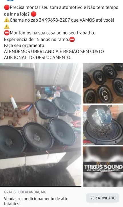 Venda, recondicionamento de alto falantes, montagem em domicílio  - Foto 3