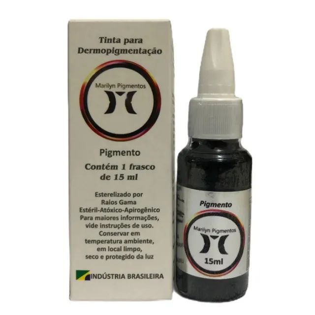 Pigmento Marilyn 15ml - Preto Ônix