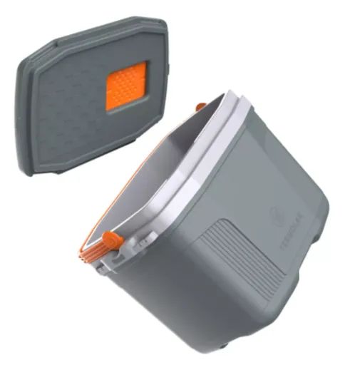 Caixa térmica Cooler 32L c/ alça cinza 3502 SUV32 Termolar - Foto 3
