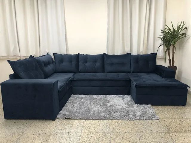 Sofá Canto com Chaise Design Moderno  a64 - Foto 2
