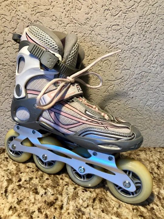 Vendo Roller Fila com acessorios de segurança - Feminino  - Foto 2