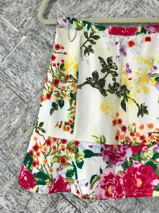 Saia Evasê Floral - Foto 3