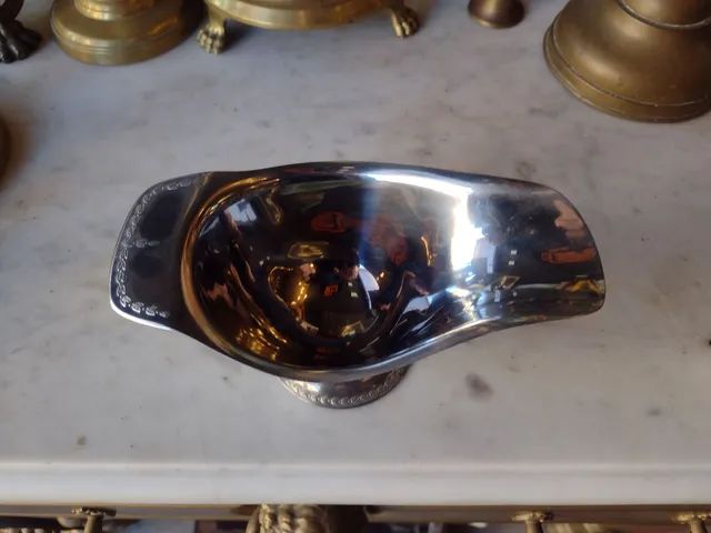 Antiga molheira em inox. 64310257560962121