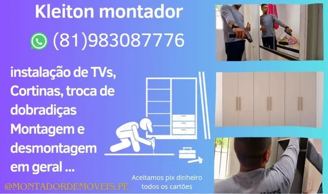 Montador de móveis recife e região metropolitana