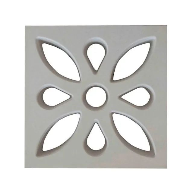 Elemento vazado cobogó 39x39 flor