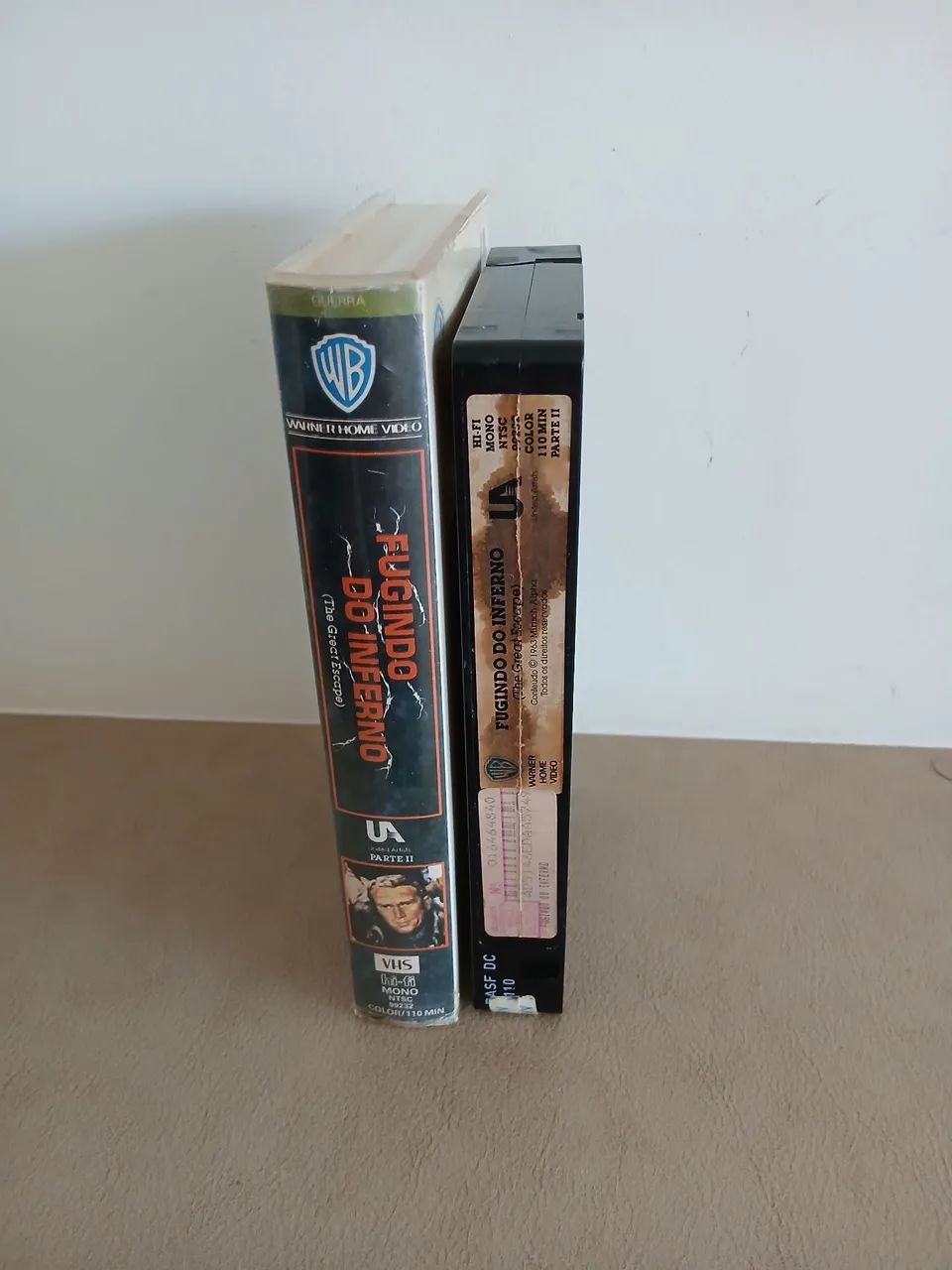 Fitas VHS Dupla - Fugindo do Inferno - Steeve McQuen - Foto 6