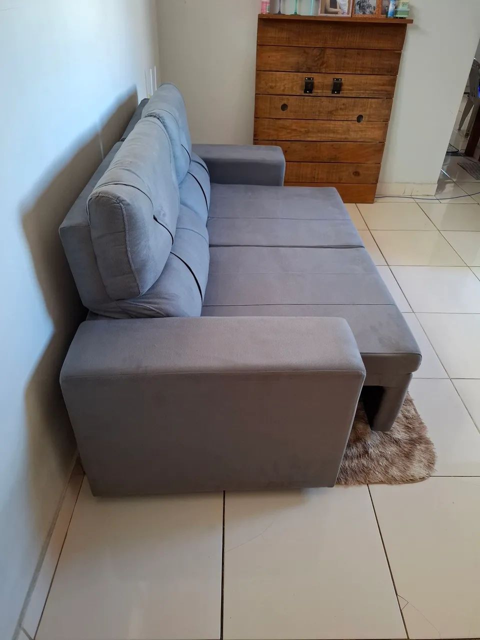 Sofá retrátil novo lacrado. 