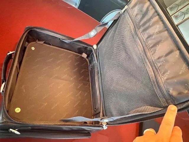 Mala de Couro legítimo U.S LUGGAGE - Foto 4