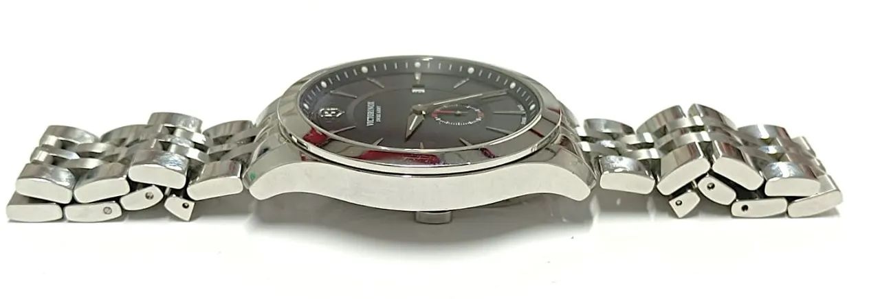 Relógio Victorinox Swiss Army Alliance Preto Original Aço Inox