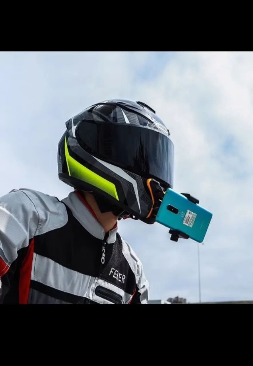 Suporte de celular para capacete  - Foto 3