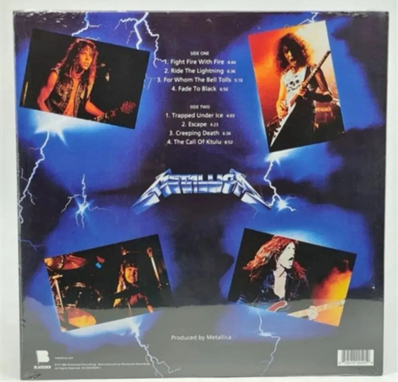 Metallica - Ride The Lightning - Lp Vinil - Novo - Lacrado - CDs