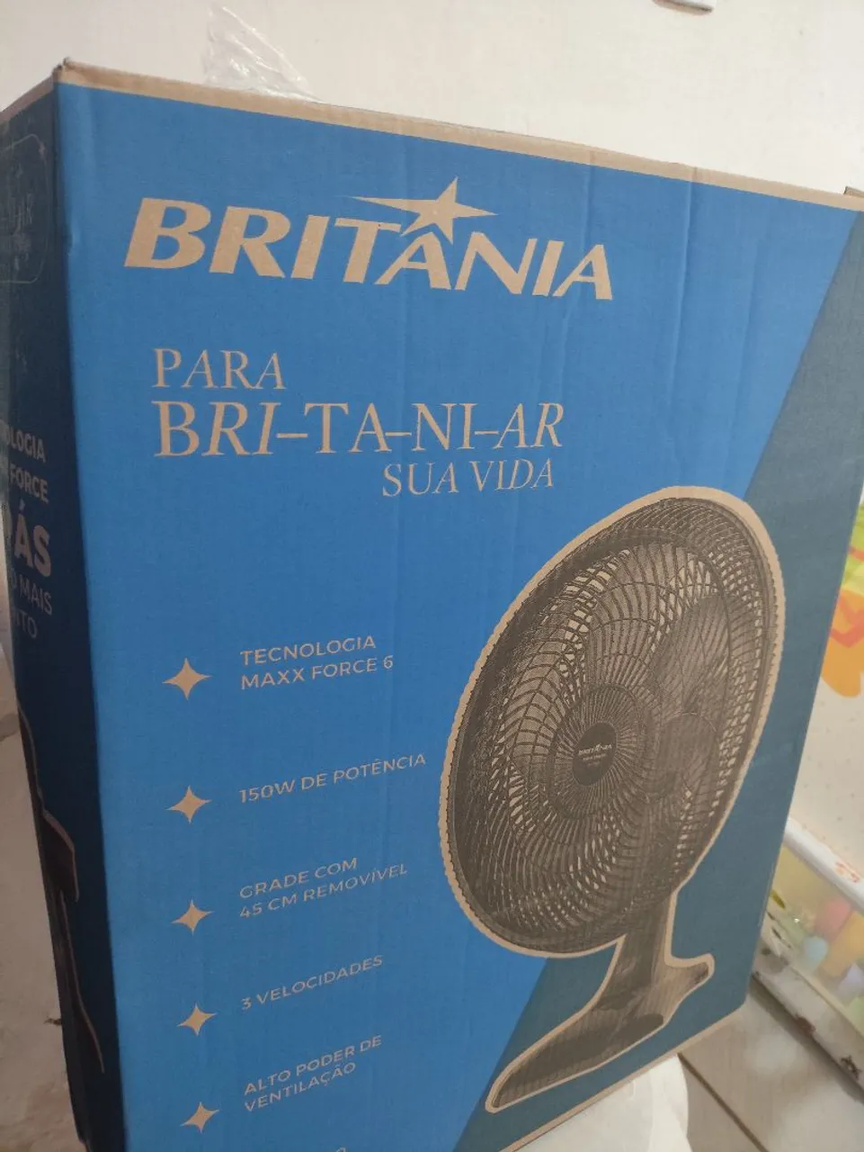 Ventilador de Mesa Britânia  - 3 Velocidades