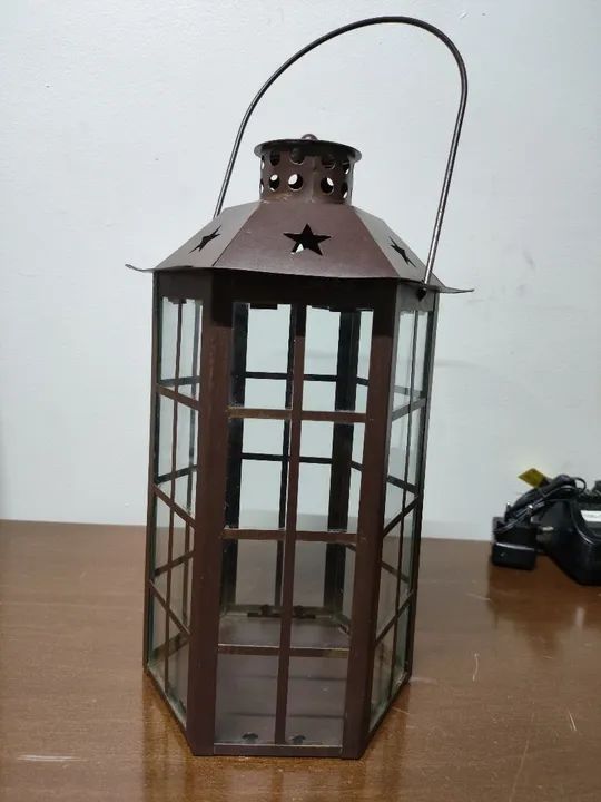Lanterna Marroquina de Metal - Decoração e Iluminação - Foto 4
