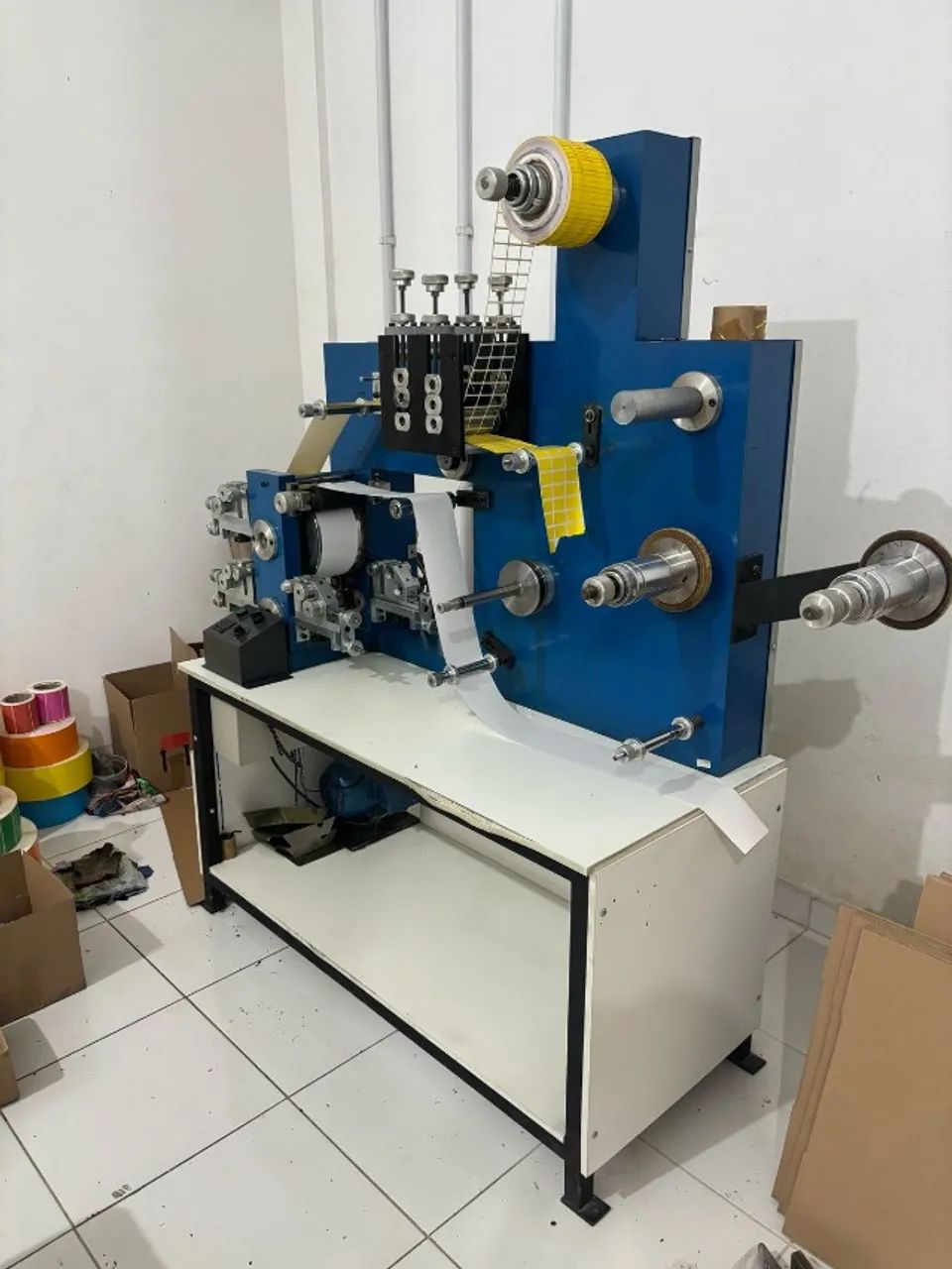 MÁQUINA de Impressão FLEXOGRAFICA 3 CORES 120mm SEMINOVA - Foto 3