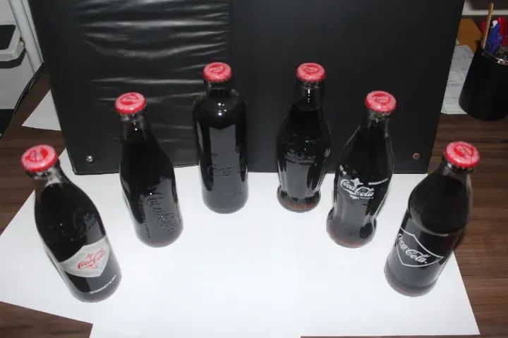 Kit Coca Cola Retro Historico Com 6 Garrafas Cheias- Lacrado - Foto 3