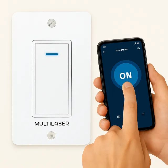 Interruptor Inteligente Wifi Compatível Com Alexa e Google Home 1 Tecla - Multi Liv