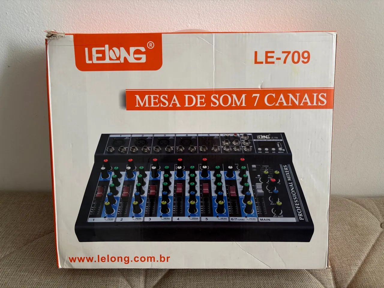 2 Caixas ativas CSR e mesa de 7 canais - Foto 3