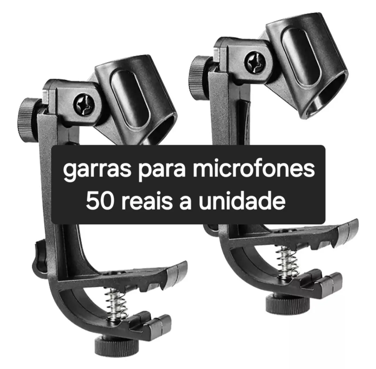 Garras para microfones ?