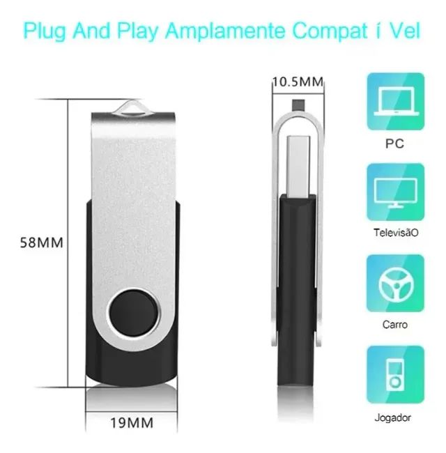 Pen Drive Usb 2.0 16gb Original Lacrado - Foto 4