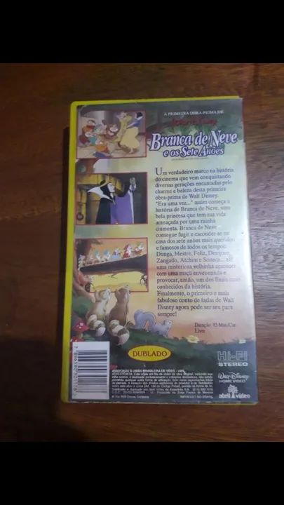 Vhs Branca de Neve  - Foto 2