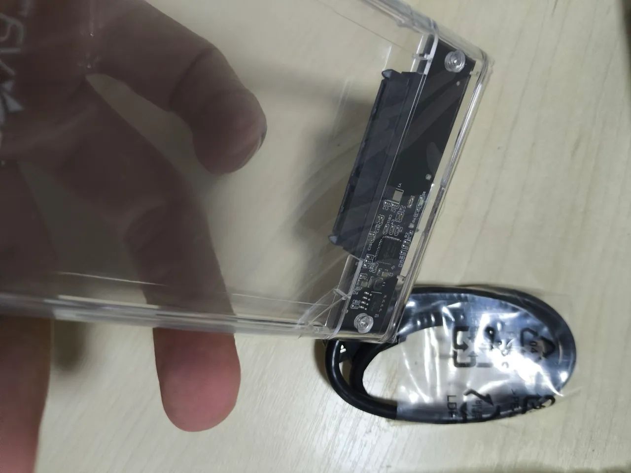 Case Case 3.0 para HD e SSD 2.5 transparente - Anápolis  - Foto 3