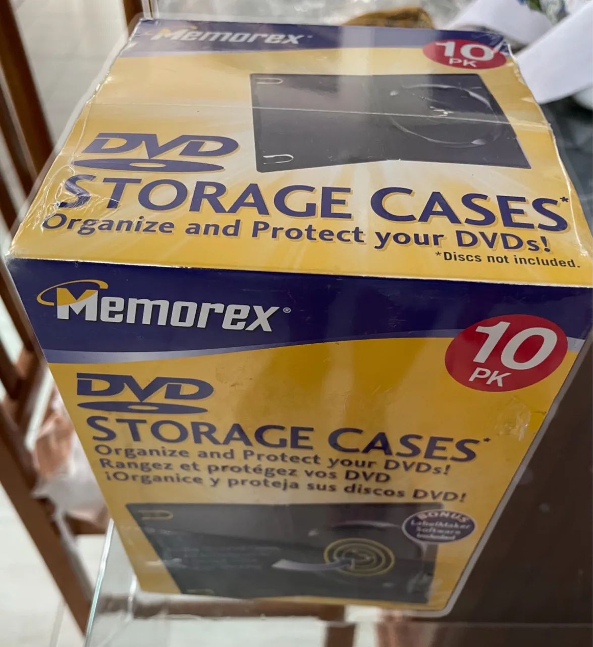 Kit com 10 capas para guardar cd's e dvd's.  - Foto 2
