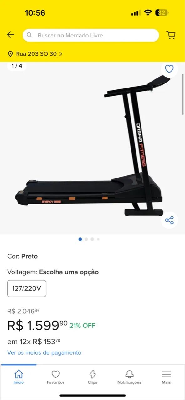 Esteira Elétrica Dream Fitness e bicicleta ergonômica gallant - Foto 2