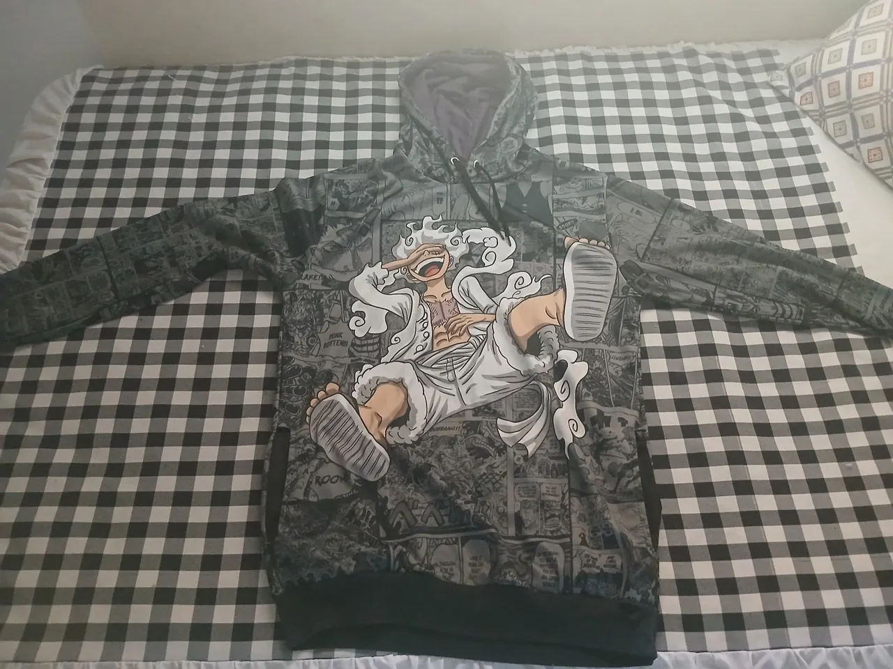 Casaco de Moletom com Personagem de Anime