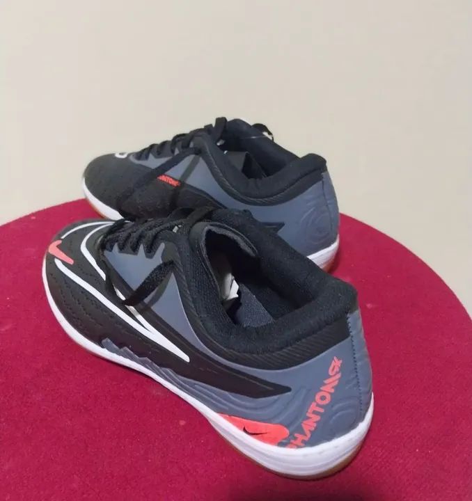 Chuteira Society/Futsal Nike - (Preto: 36) - Foto 3