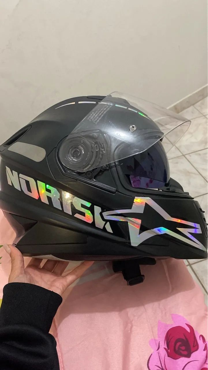 Capacete Moto Norisk Preto