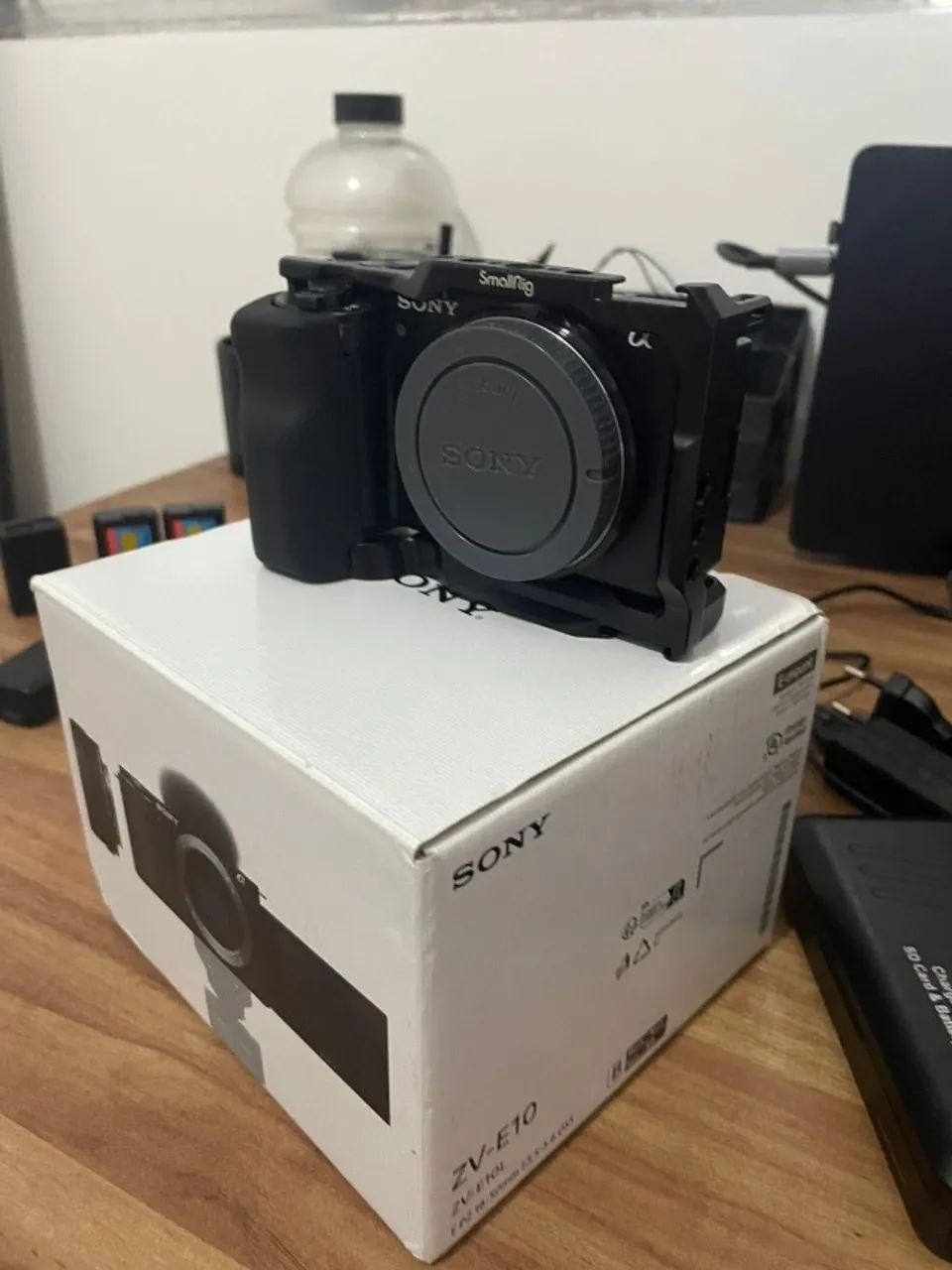 sony zv10 + cage + 5 baterias