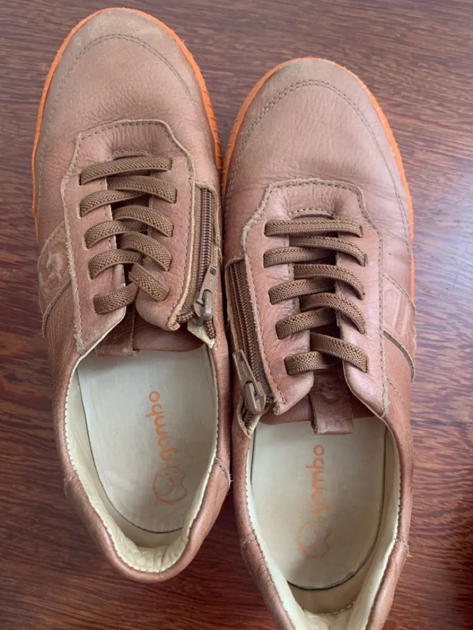 Tênis Infantil Ocambo Couro Marrom