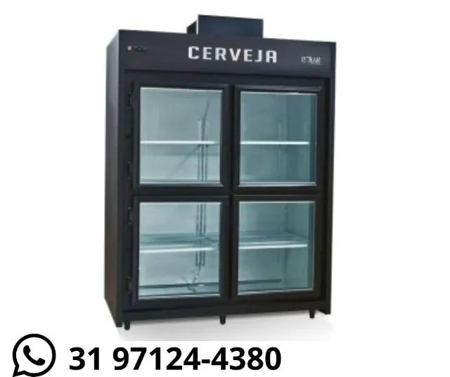 Cervejeira mini Câmara 4 Portas de vidro Polar 220v