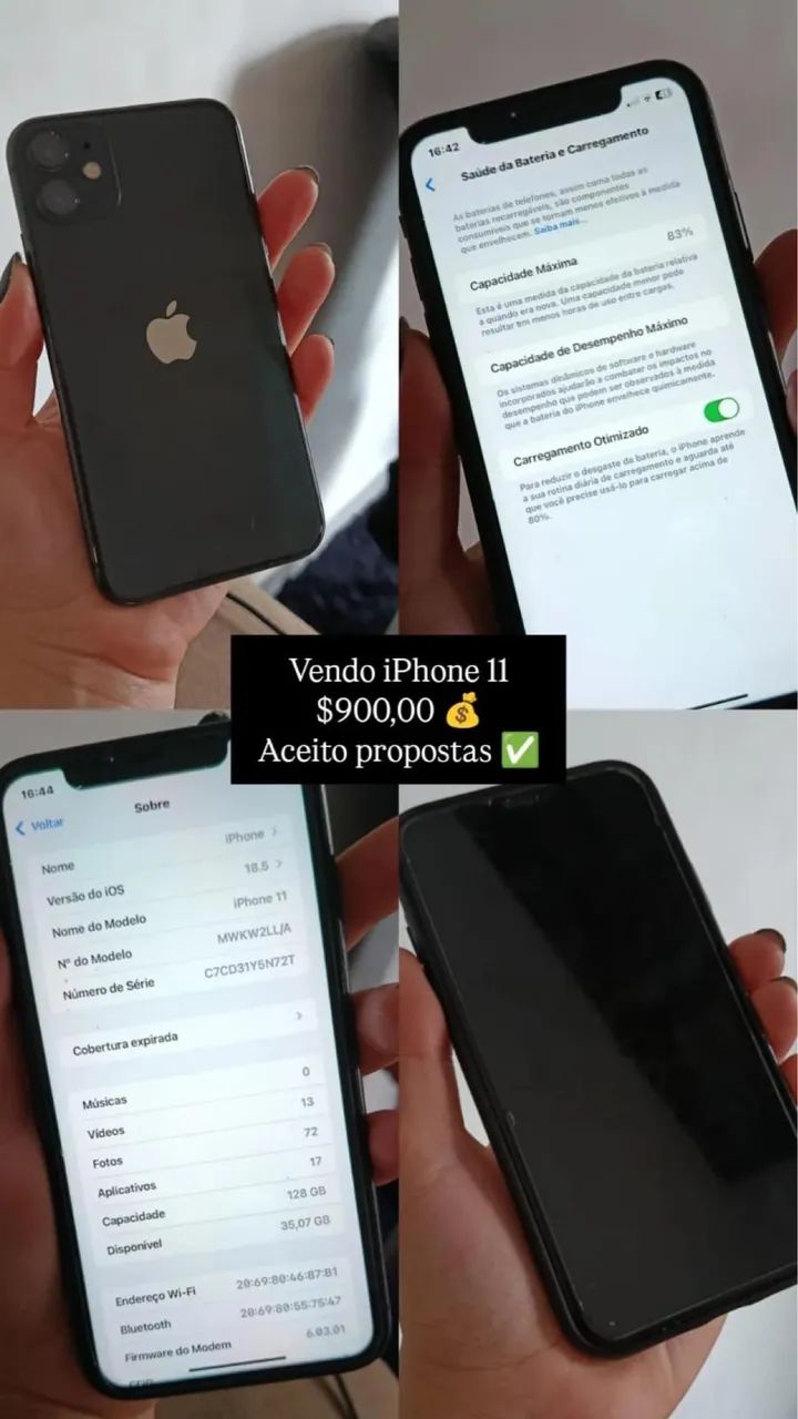 iPhone 11 black 128gb - Foto 4
