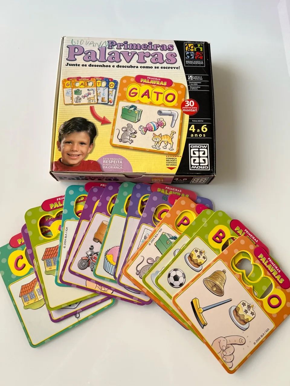 Jogo Primeiras Palavras da Grow 